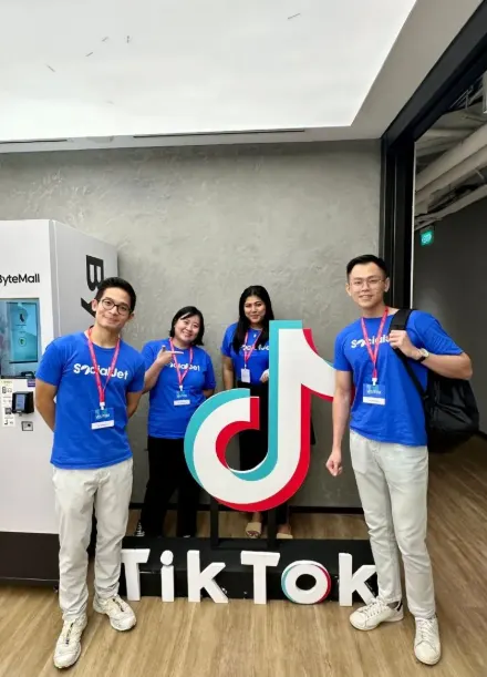 Social Jet team at TikTok Singapore